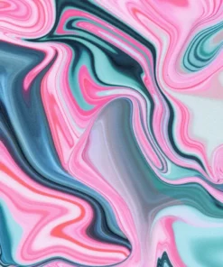 BUMER Hundegeschirr LIQUID GROOVY PINK gepolstert, (Softshell), komplett konfigurierbar