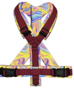 BUMER Hundegeschirr LIQUID NEON TOUCH gepolstert, (Softshell), komplett konfigurierbar