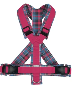 BUMER Hundegeschirr TARTANMOTIVE, gepolstert, (Softshell), komplett konfigurierbar