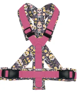 BUMER HUNDEGESCHIRR TOTENKÖPFE, GEPOLSTERT, (SOFTSHELL), KOMPLETT KONFIGURIERBAR