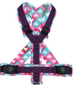 BUMER HUNDEGESCHIRR VALENTINSTAG, GEPOLSTERT, (SOFTSHELL), KOMPLETT KONFIGURIERBAR