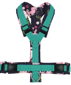 BUMER Hundegeschirr KIRSCHBLÜTEN, gepolstert, (Softshell), komplett konfigurierbar