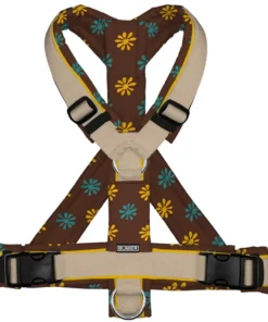 BUMER Hundegeschirr 70er JAHRE MUSTER, gepolstert, (Softshell), komplett konfigurierbar
