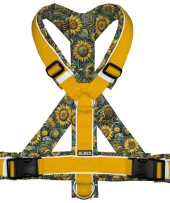 BUMER Hundegeschirr BLÜTENMALEREI, gepolstert, (Softshell)