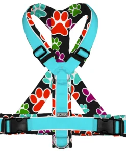 BUMER Hundegeschirr PFOTEN, gepolstert, (Softshell), komplett konfigurierbar