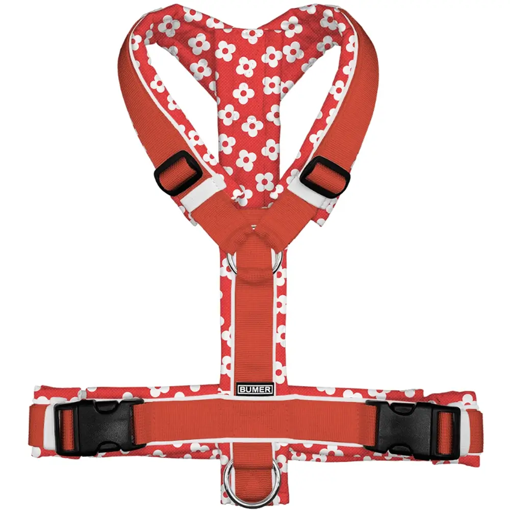 BUMER Hundegeschirr 60er JAHRE MOTIVE, gepolstert, (OXFORD)