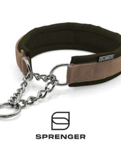 BUMER Hundehalsband, SPRENGER® Durchzugskette, Softshell