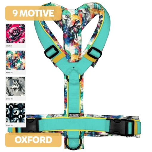 BUMER Hundegeschirr WOLF, gepolstert, (Oxford), komplett konfigurierbar