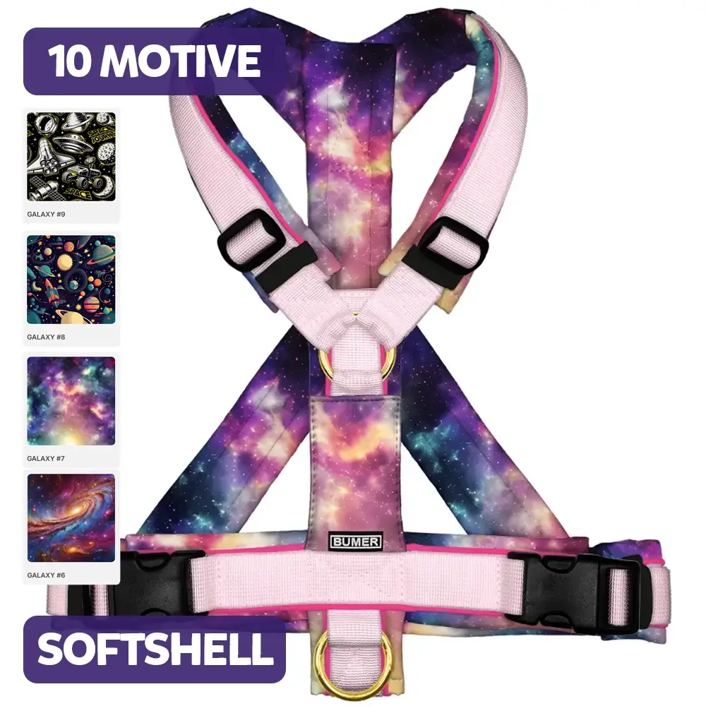 BUMER Hundegeschirr, GALAXY, (Softshell)