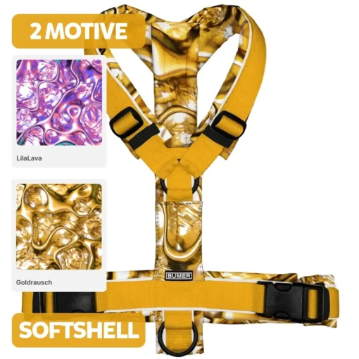 BUMER Hundegeschirr LAVA, gepolstert, (Softshell)