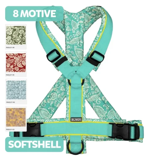 BUMER Hundegeschirr PAISLEY, gepolstert, (Softshell)