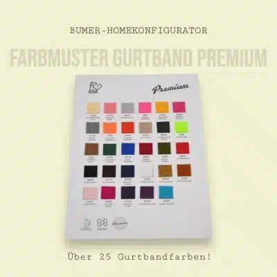 Farbmuster: BUMER PREMIUM Gurtband