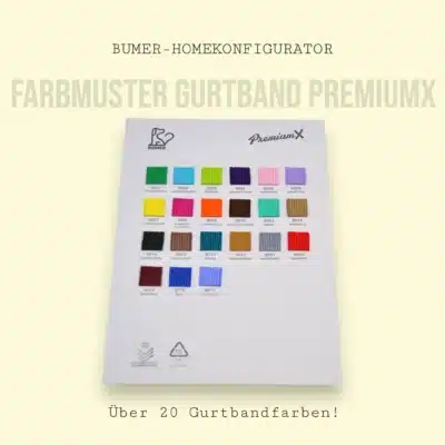 Farbmuster: BUMER PREMIUM X Gurtband